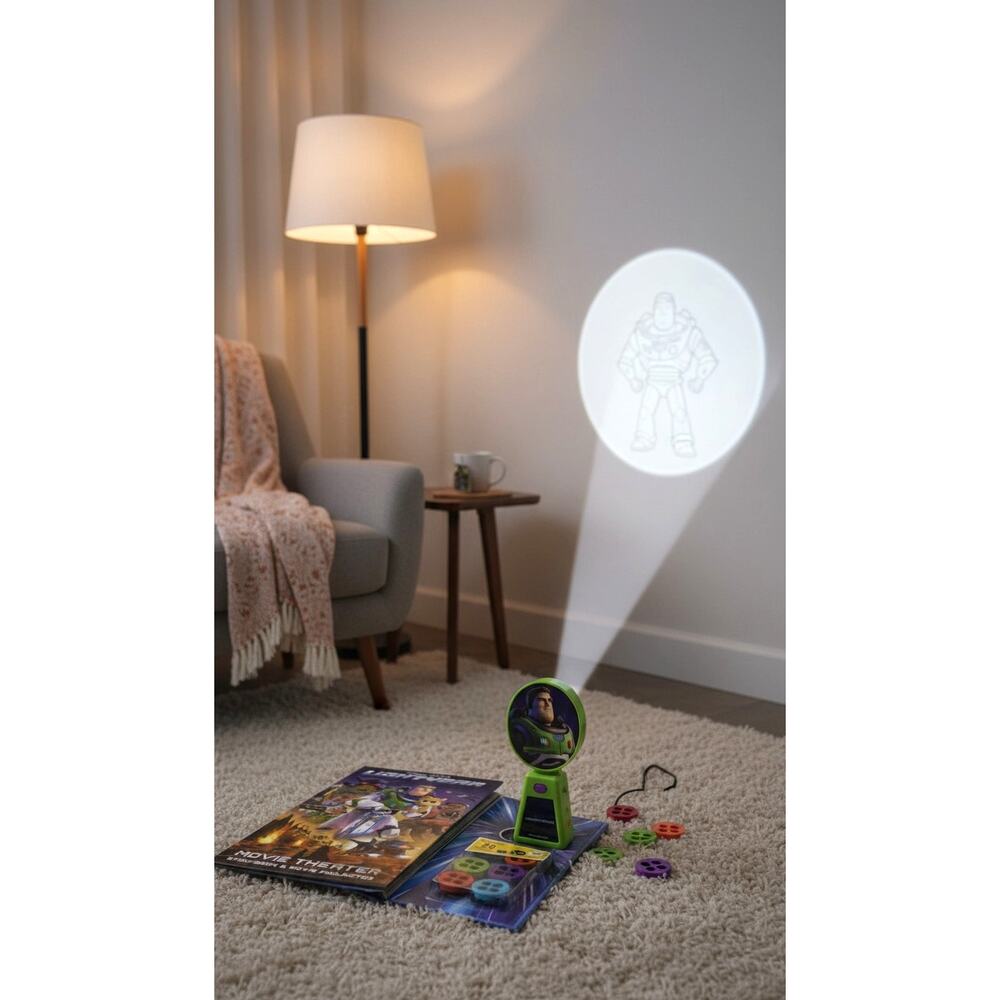 Disney Pixar Lightyear Movie Theater Storybook & Movie Projector NEW